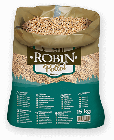 worek pelletu opałowego Robin do kupienia w Gostyninie lub sklepie internetowym